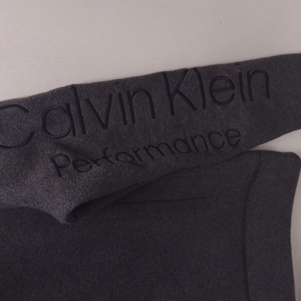 Calvin Klein Gray Bomber Jacket with Relaxed Fit and High Collar - Picture 4 of 11